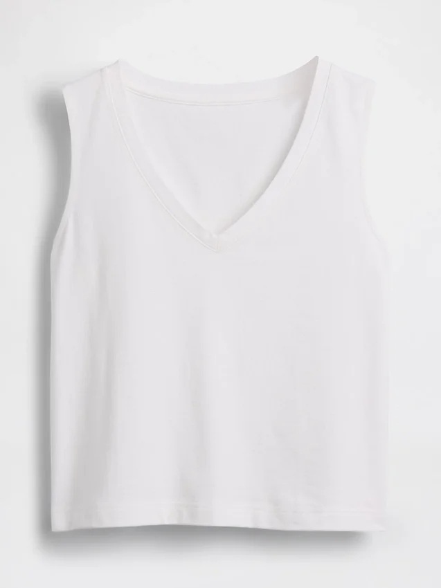 Örme Kısa Tank Top