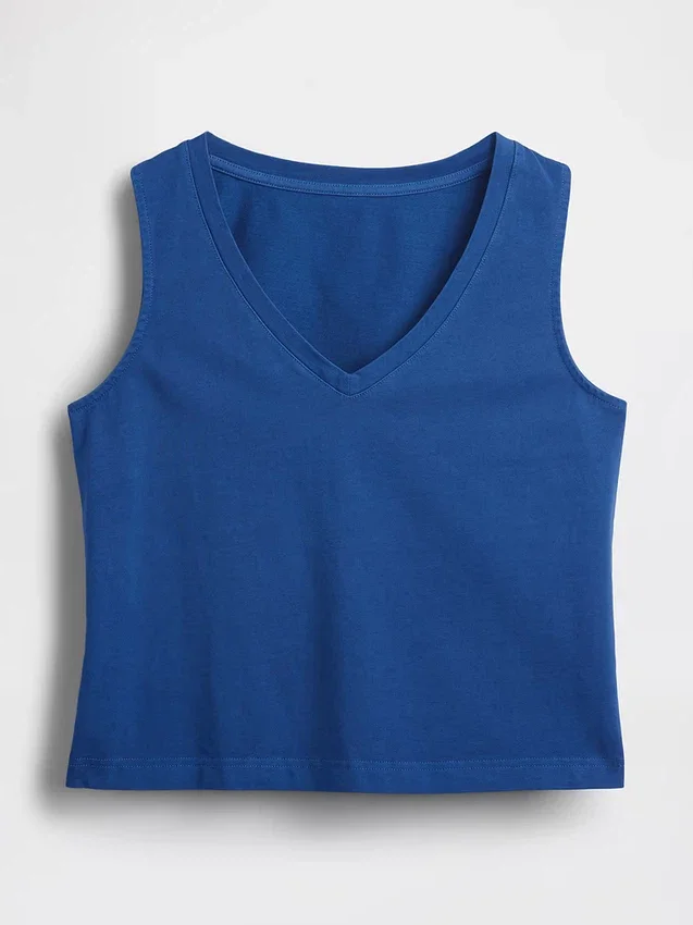 Örme Kısa Tank Top