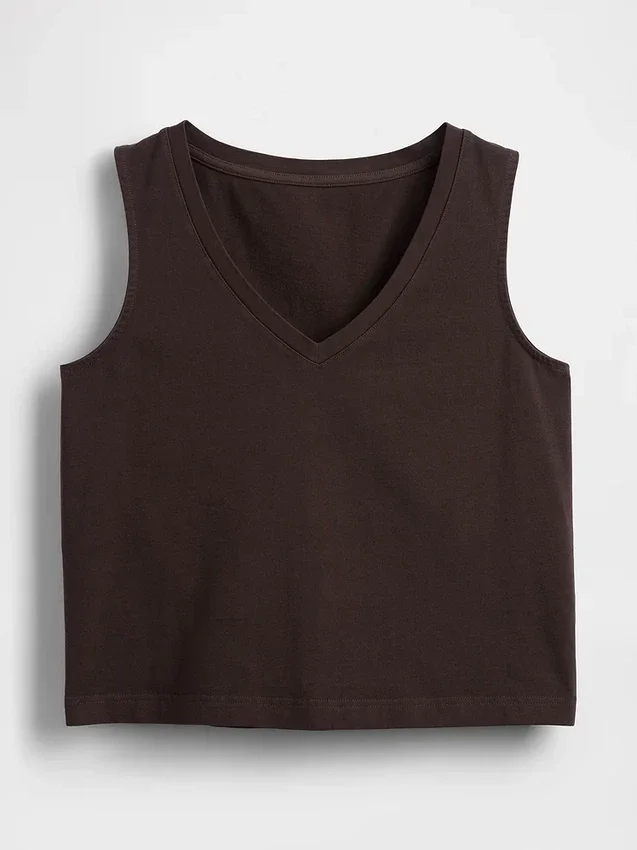 Örme Kısa Tank Top