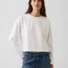 Örme Oversized Kısa Tişört