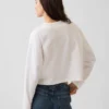 Örme Oversized Kısa Tişört