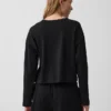 Örme Oversized Kısa Tişört