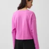 Örme Oversized Kısa Tişört