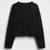 Örme Oversized Kısa Tişört