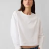Örme Oversized Kısa Tişört