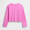 Örme Oversized Kısa Tişört