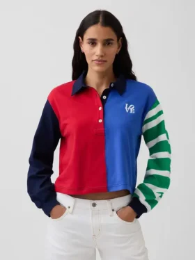Robert Indiana Love Kısa Rugby Gömleği