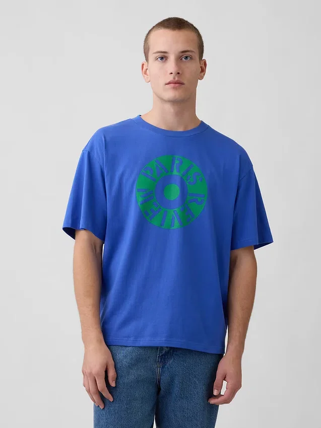 Robert Indiana Oversized Grafik Tişört