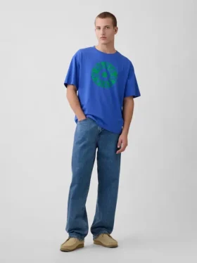 Robert Indiana Oversized Grafik Tişört