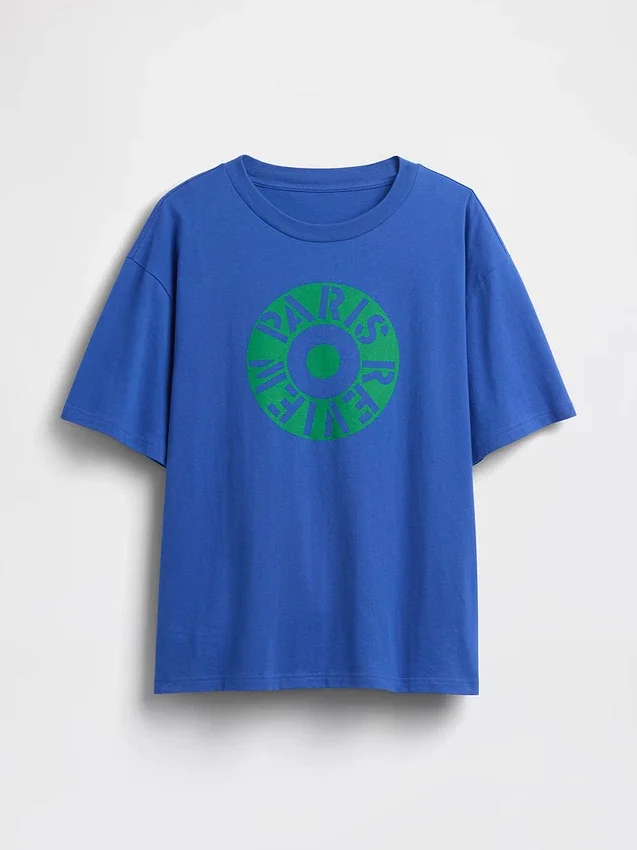 Robert Indiana Oversized Grafik Tişört