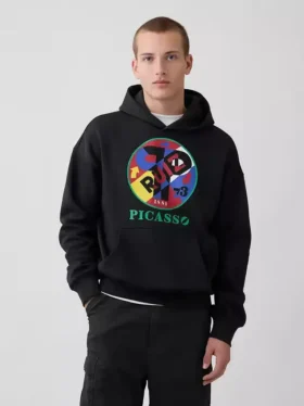 Robert Indiana Vintagesoft Grafik Kapüşonlu Sweatshirt