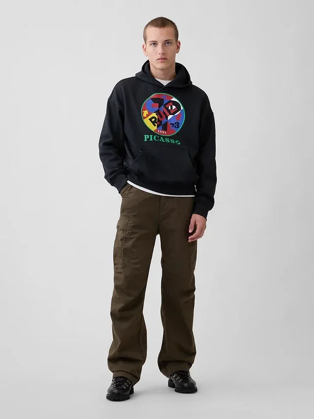 Robert Indiana Vintagesoft Grafik Kapüşonlu Sweatshirt