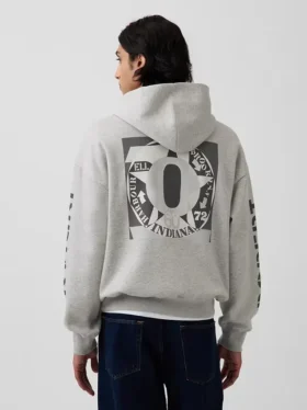 Robert Indiana Vintagesoft Grafik Kapüşonlu Sweatshirt