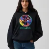 Robert Indiana Vintagesoft Grafik Kapüşonlu Sweatshirt
