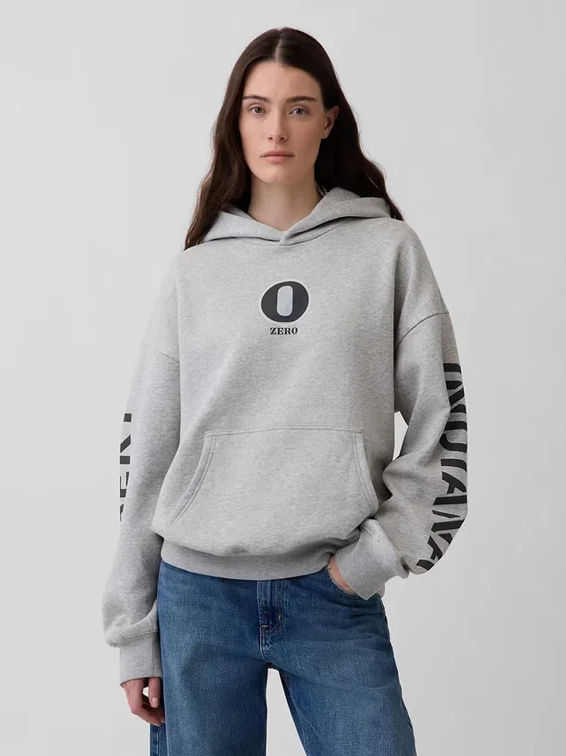 Robert Indiana Vintagesoft Grafik Kapüşonlu Sweatshirt