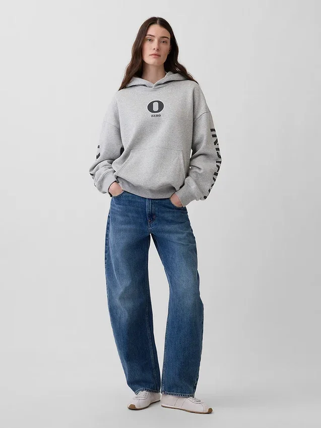 Robert Indiana Vintagesoft Grafik Kapüşonlu Sweatshirt
