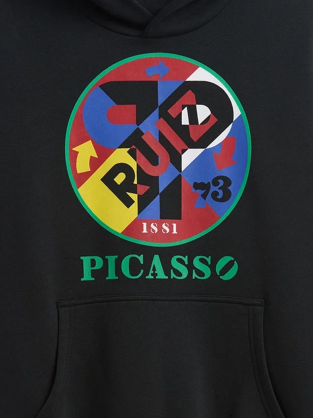 Robert Indiana Vintagesoft Grafik Kapüşonlu Sweatshirt