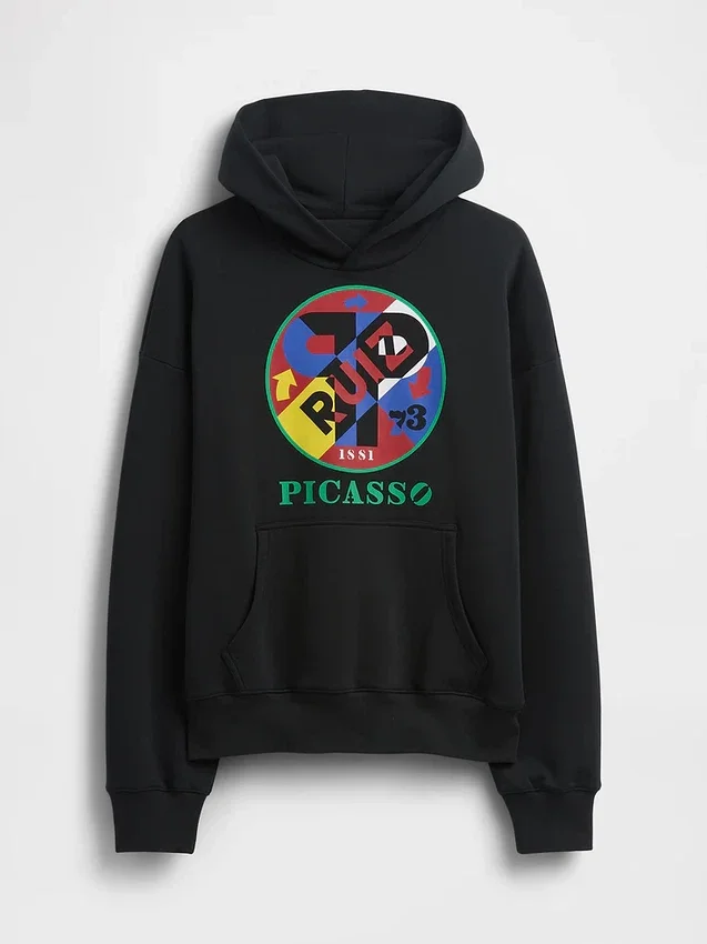 Robert Indiana Vintagesoft Grafik Kapüşonlu Sweatshirt