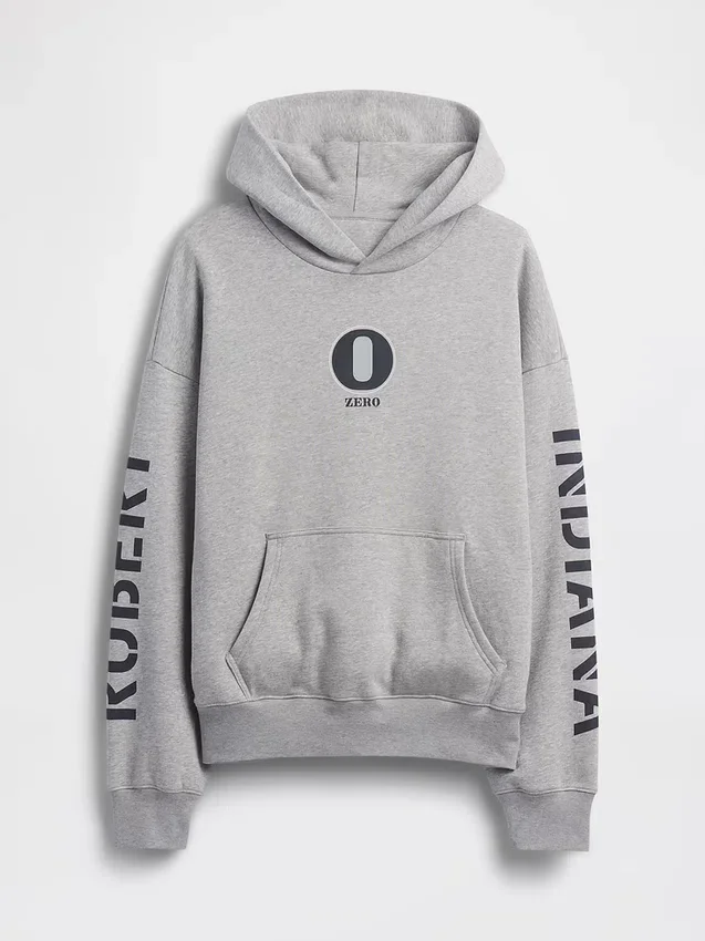 Robert Indiana Vintagesoft Grafik Kapüşonlu Sweatshirt