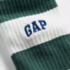 Rugby Çizgili Logo Crew Çoraplar