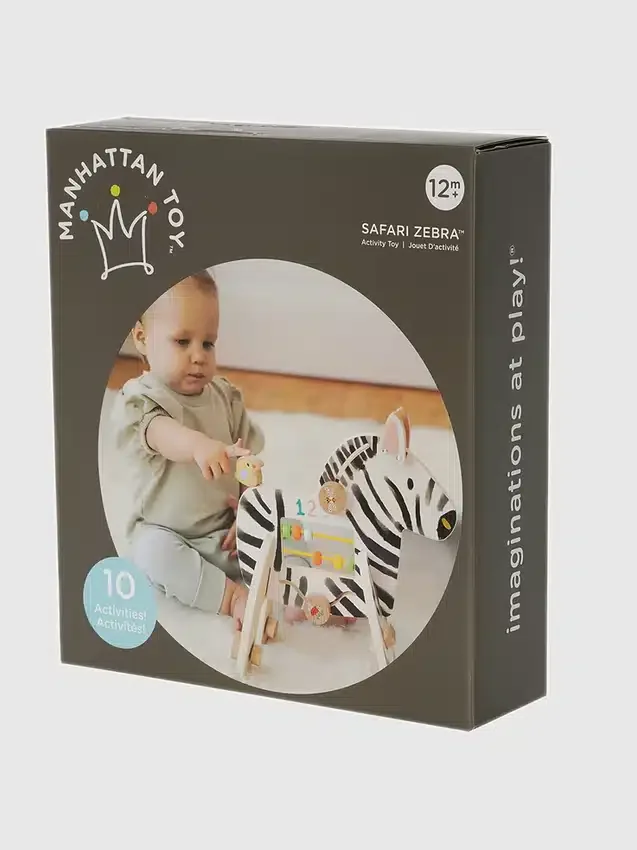 Safari Zebra Etkinlik Oyuncağı