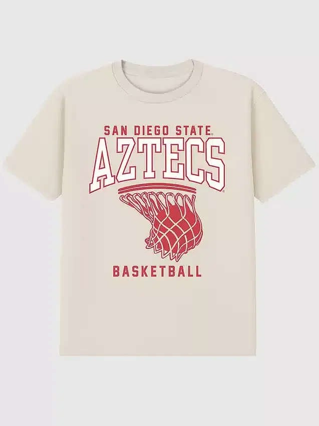 San Diego State Üniversitesi Basketbol Potası Grafikli Tişört