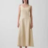Scoop Yaka Maxi Elbise