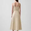 Scoop Yaka Maxi Elbise