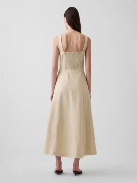 Scoop Yaka Maxi Elbise
