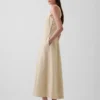 Scoop Yaka Maxi Elbise