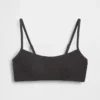 Scoop Yaka Nervürlü Bikini Üstü
