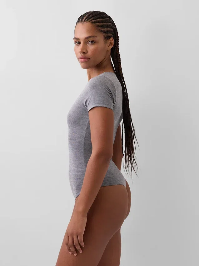 Secondskin Tişört Çıtçıtlı Body
