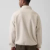 Sherpa Oversized Yarım Fermuarlı Kazak