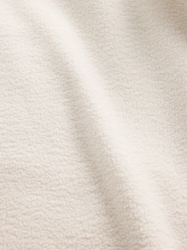 Sherpa Oversized Yarım Fermuarlı Kazak