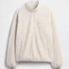 Sherpa Oversized Yarım Fermuarlı Kazak