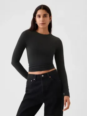 Sıkı Örgü Jersey Tişört