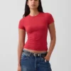 Sıkı Örgü Jersey Tişört