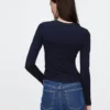 Sıkı Örgü Jersey Tişört