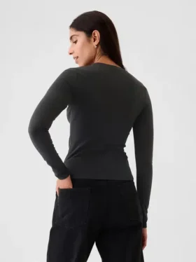 Sıkı Örgü Jersey Tişört