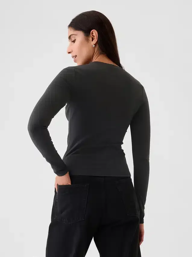 Sıkı Örgü Jersey Tişört