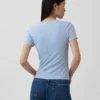 Sıkı Örgü Jersey Tişört