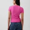 Sıkı Örgü Jersey Tişört