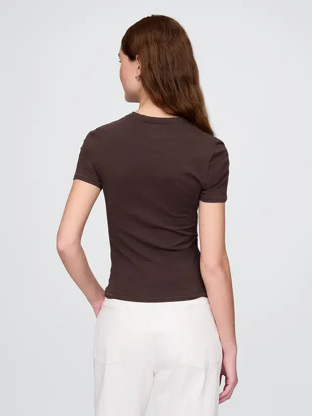 Sıkı Örgü Jersey Tişört