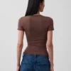 Sıkı Örgü Jersey Tişört