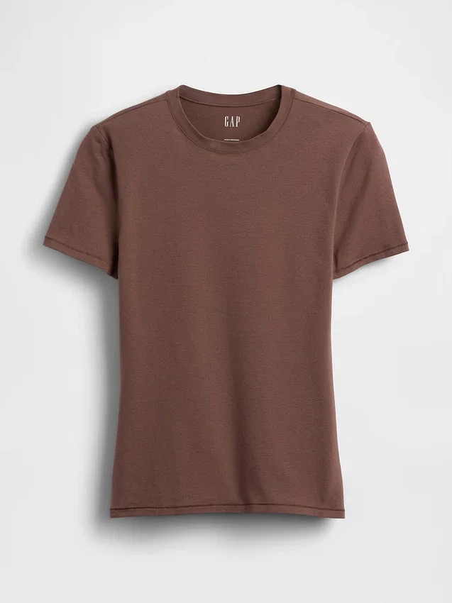 Sıkı Örgü Jersey Tişört