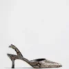 Slingback Kitten Topuklu Ayakkabılar