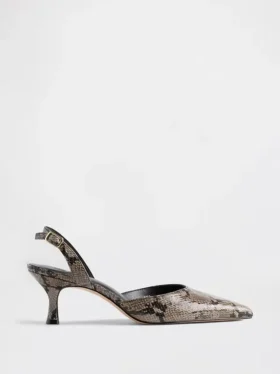 Slingback Kitten Topuklu Ayakkabılar