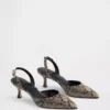Slingback Kitten Topuklu Ayakkabılar