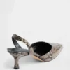 Slingback Kitten Topuklu Ayakkabılar