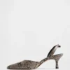 Slingback Kitten Topuklu Ayakkabılar